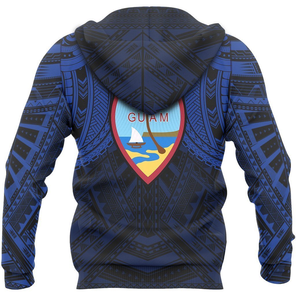 Guam Spirit Pullover Hoodie (Blue) - Amaze Style™-Apparel