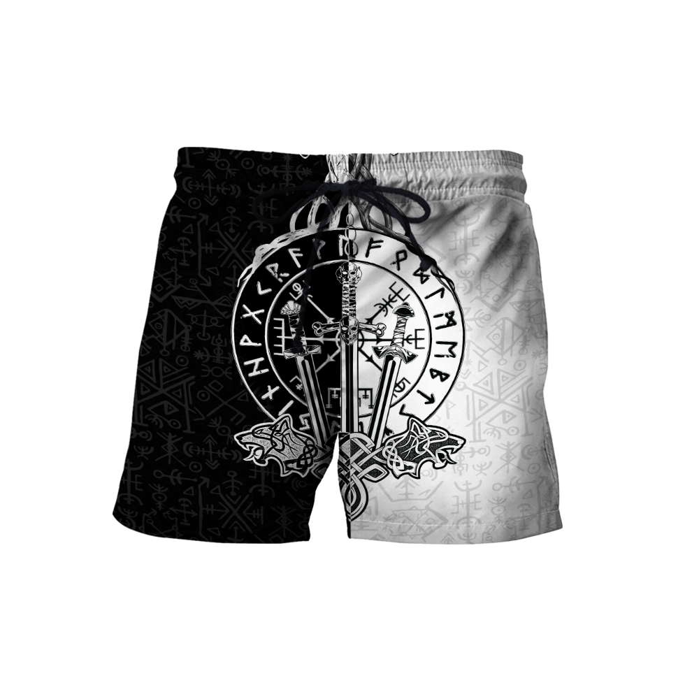 Love Viking Warriors tattoos 3D all over printed for man and women HHT01072002
