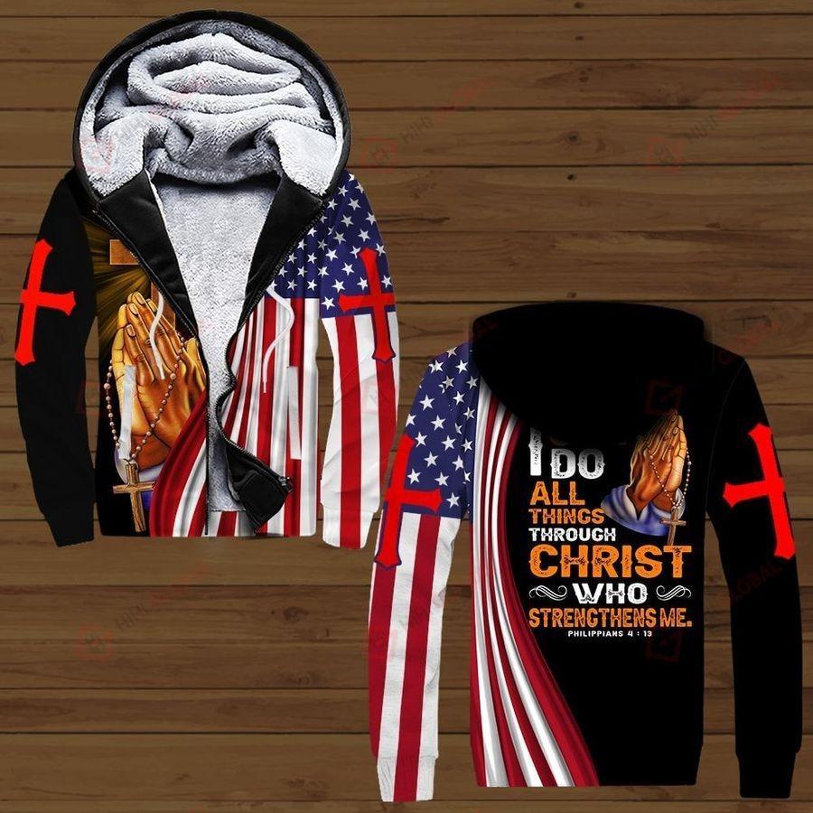 I Can Do All Thing-Jesus Christ American Flag 3D All Over Printed Shirts For Men and Women TA0729210