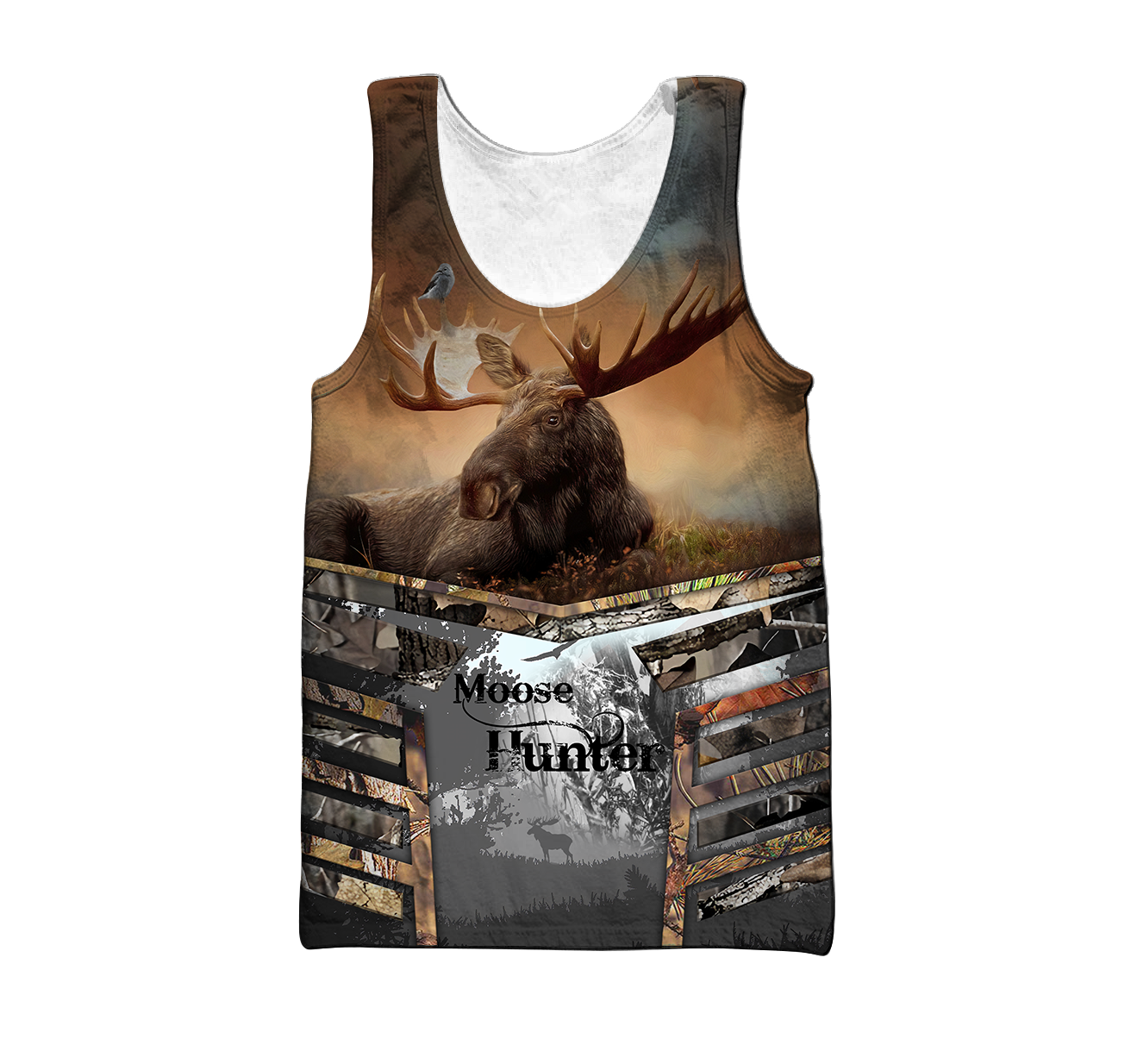 Premium Great Wood Moose Hunter All Over Printed Unisex Shirts