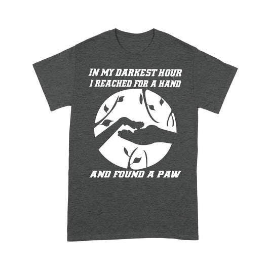 Dog Mom Standard T-shirt DL - I Found A Paw Quotes T-shirt