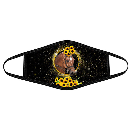 Beautiful Horse Sunflower Face Mask TN