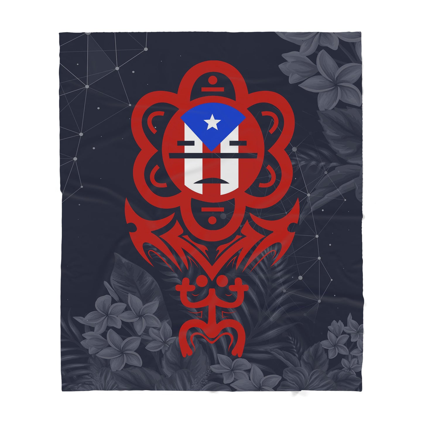 Puerco Rico Lover Sherpa Blanket