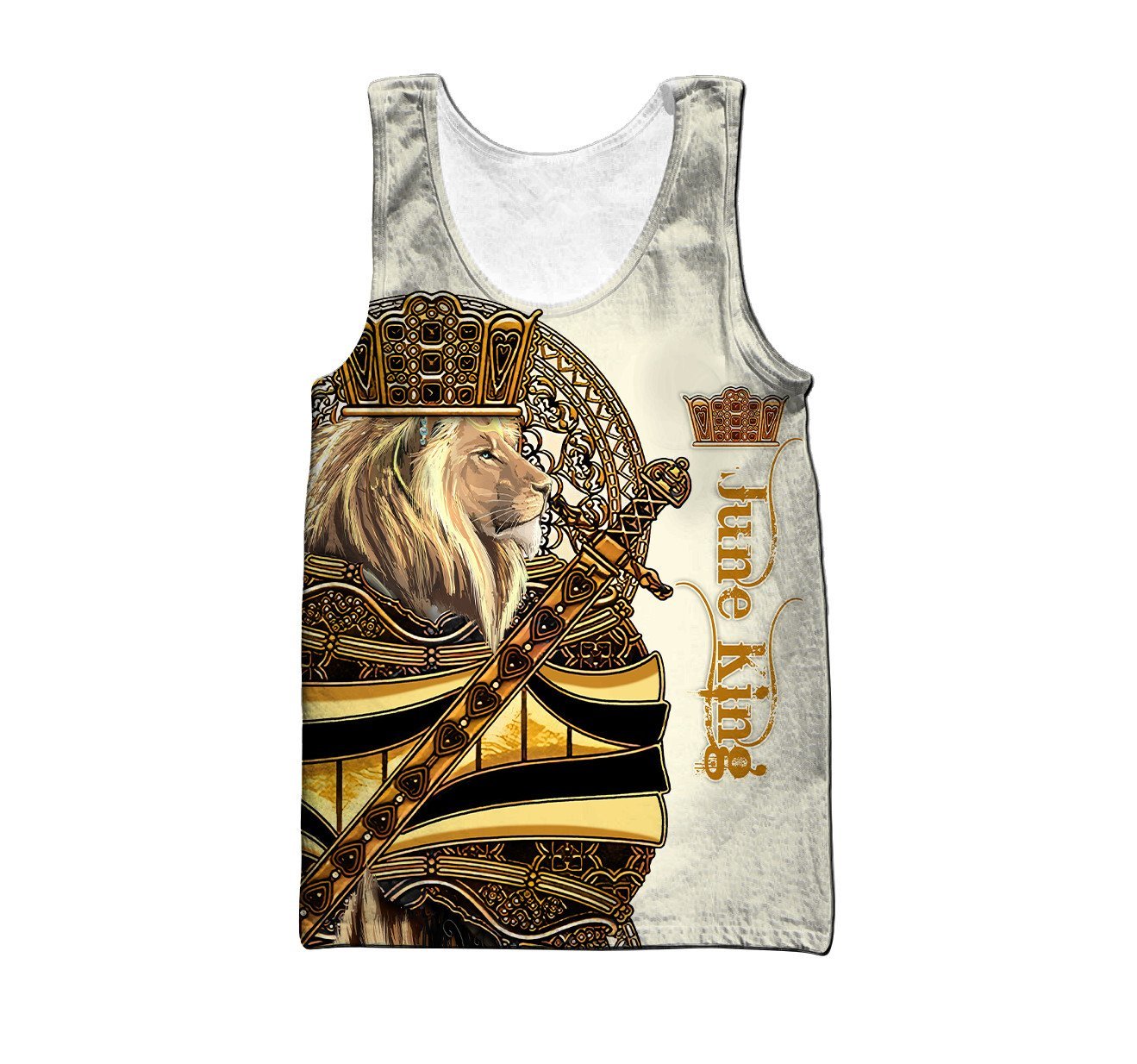 June King Lion 3D All Over Printed Unisex Shirts