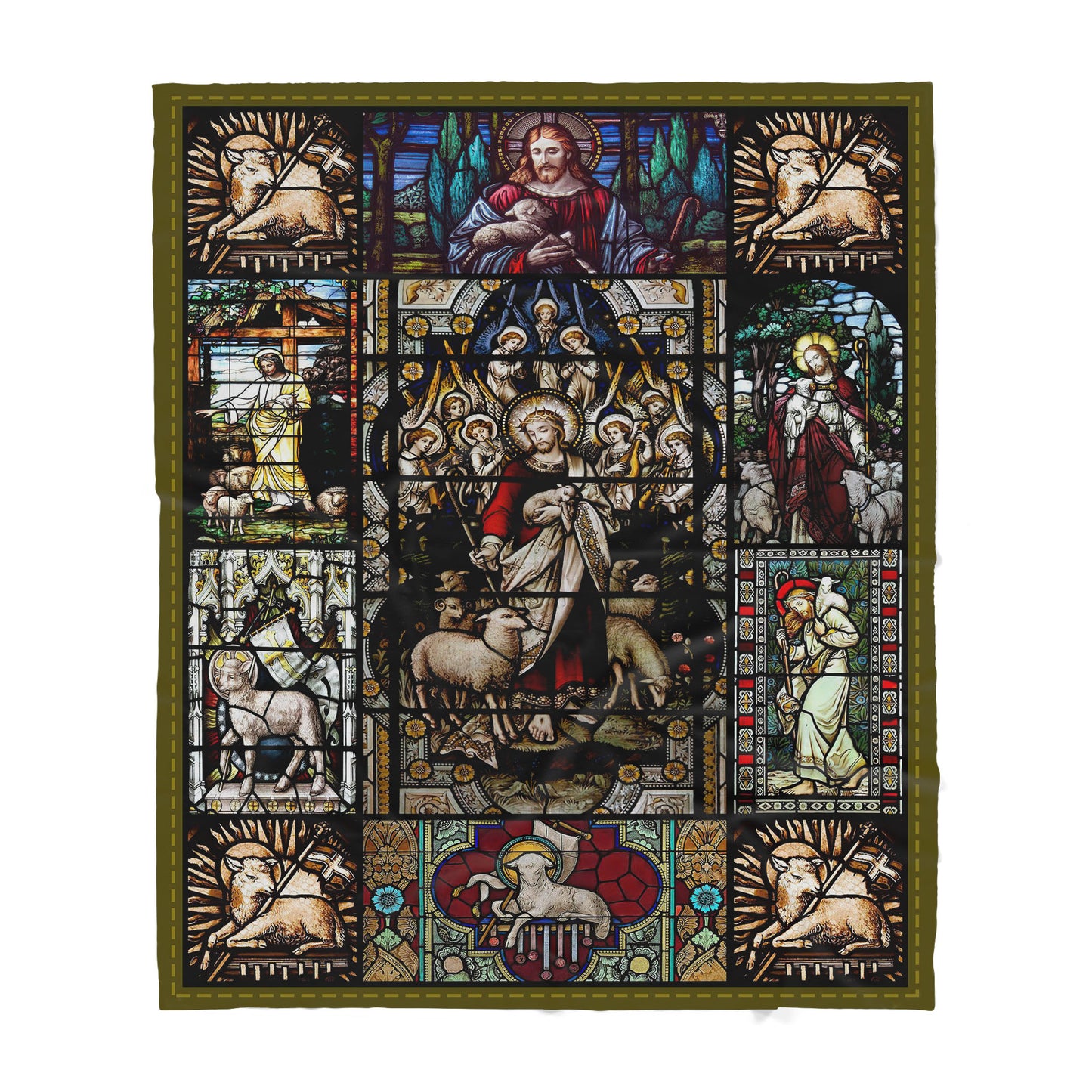 Jesus Sherpa Blanket TT