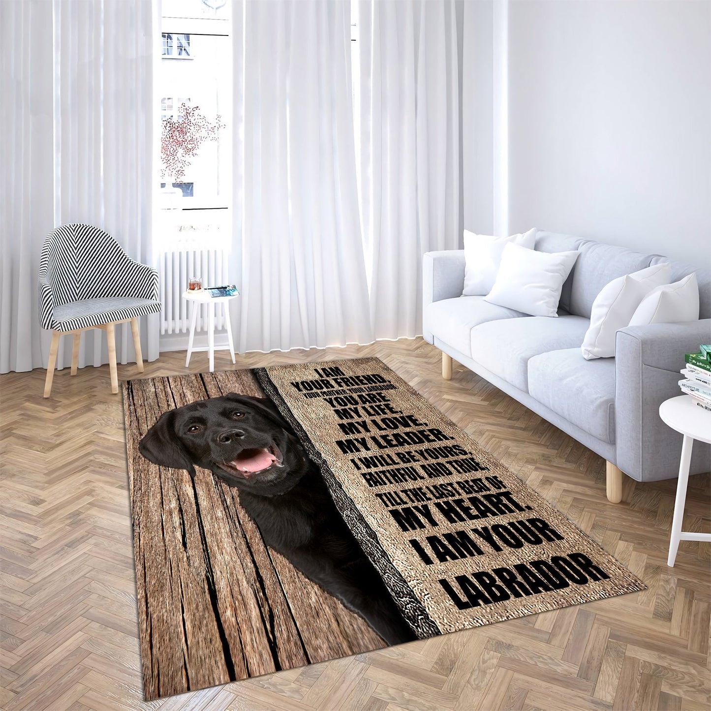 Labrador - Your Friend Rug Full Size HHT03082004-LAM