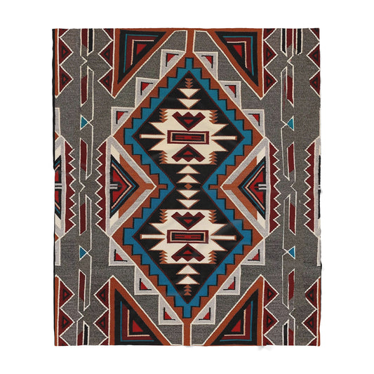 Native American Sherpa Blanket