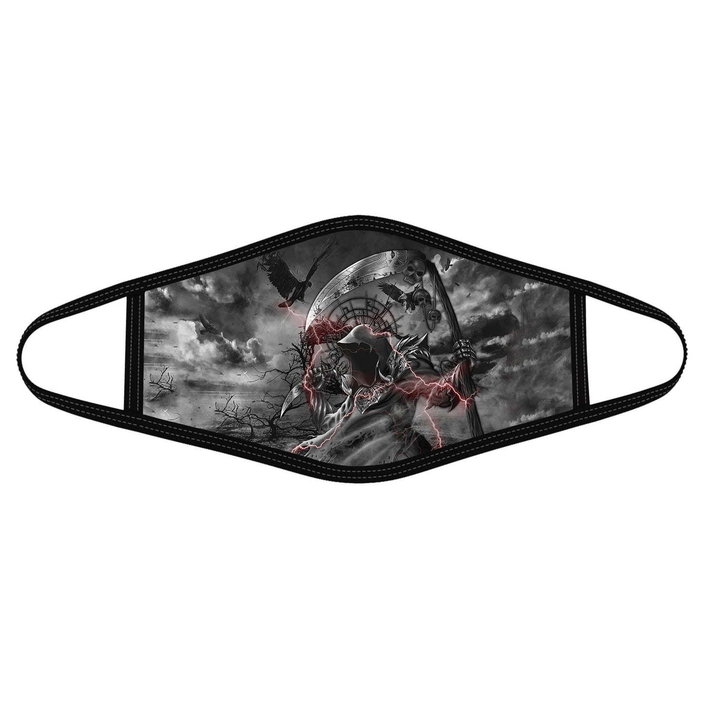 Premium Reaper 3D All Over Printed Face Mask PL