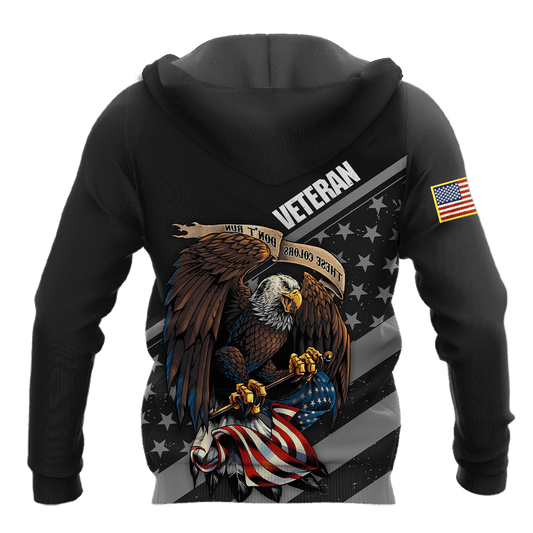 Premium Unique Veterans Polo Shirts Ultra Soft And Comfort Black Collar Black