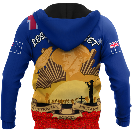 Premium Anzac Day Lest We Forget 3D All Over Printed Unisex