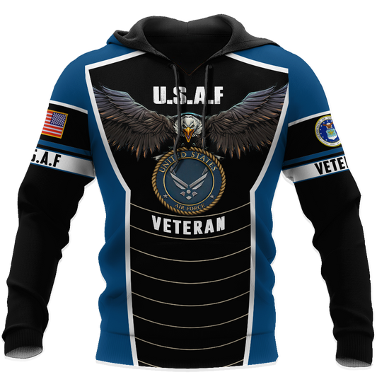 U.S Airforce veteran Eagle Pride design 3d print shirts Proud Military