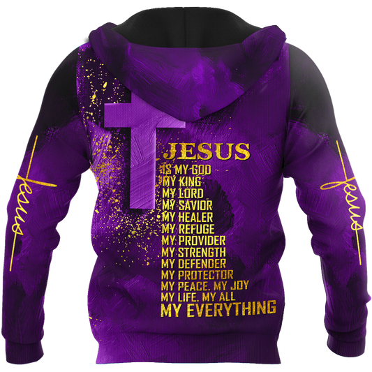 Premium Unisex Hoodie Easter Day Christian Jesus Is My Everything No54 ML