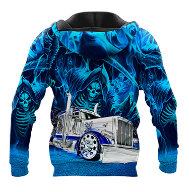 Premium Trucker Personalized Name 3D All Over Printed Unisex Shirts
