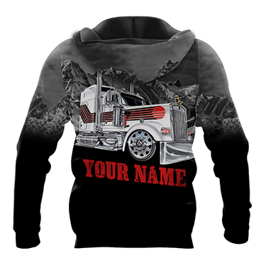Premium Trucker Personalized Name 3D All Over Printed Unisex Shirts