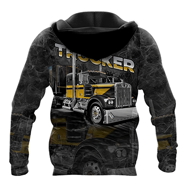 Premium Trucker Personalized Name 3D All Over Printed Unisex Shirts