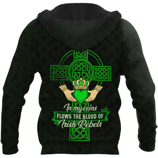 Irish Rebels 3D All Over Printed Shirts For Men and Women