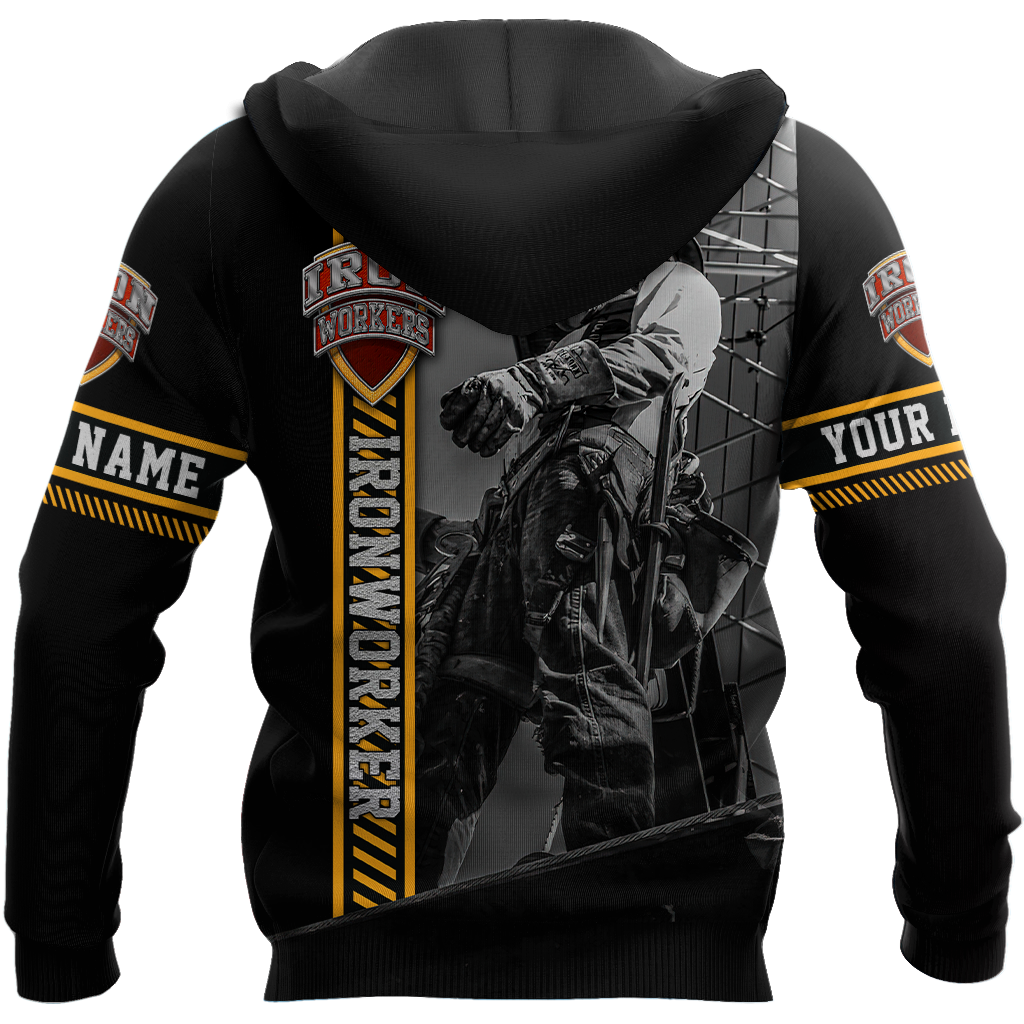 Personalized Ironworker 3D All Over Printed Unisex Hoodie
