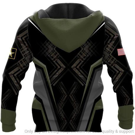 Premium US Army Personalized Name 3D All Over Printed Unisex Shirts