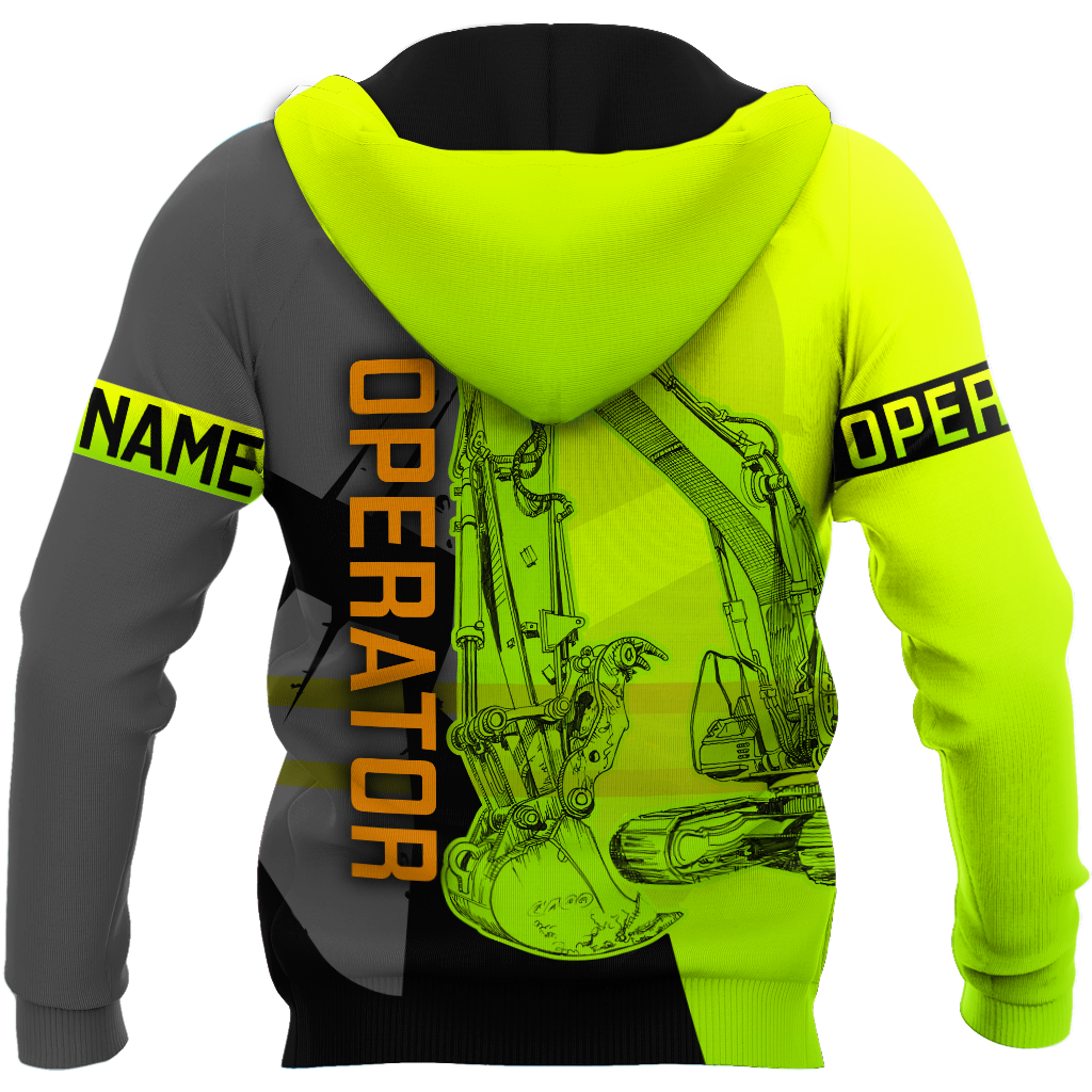 Customize Name Heavy Equipment Operator 3D All Over Printed Unisex Shirts