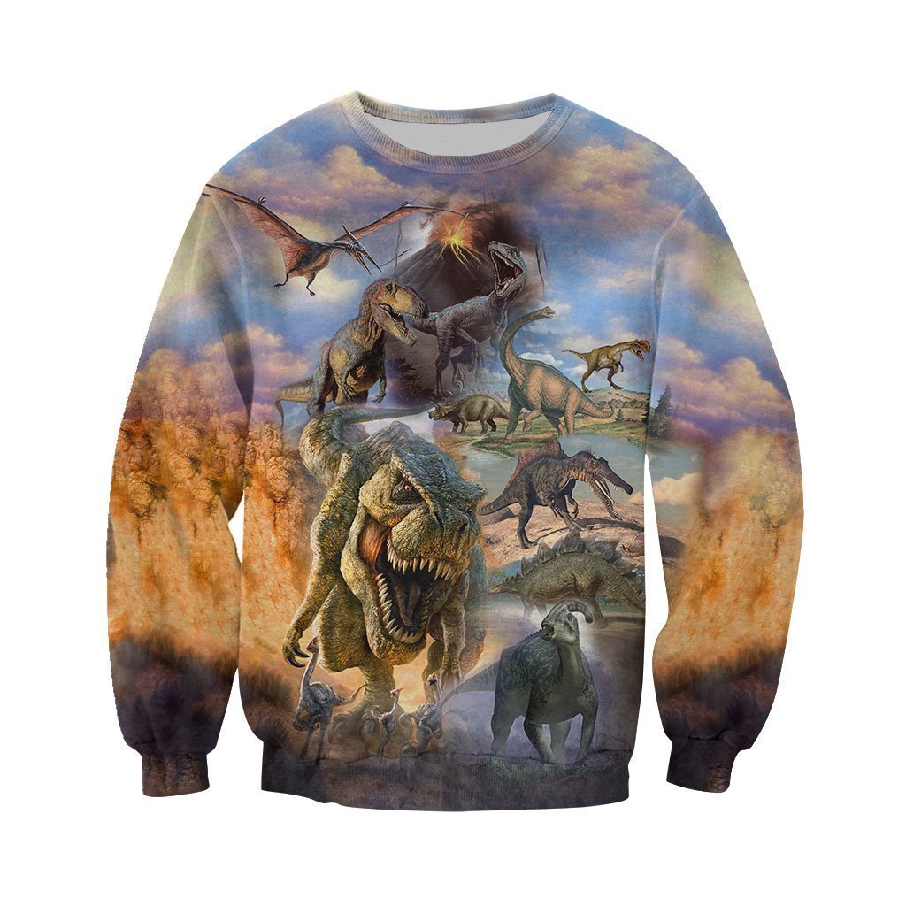3D All Over Printed Dinosaurs Collection Art Shirts and Shorts - Amaze Style™-3D All Over Printed Clothes