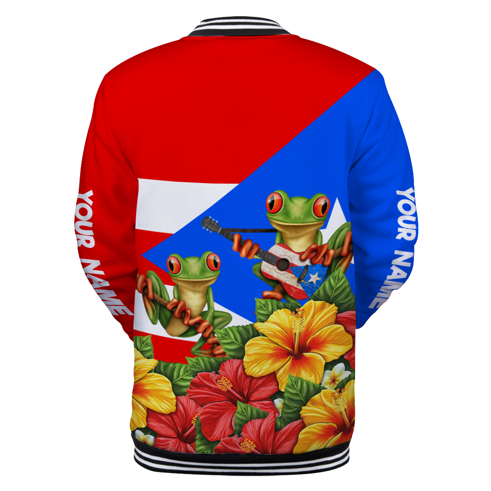 Customize Name Puerto Rico Baseball jacket 3D All Over Printed Shirts MH24032101.S1