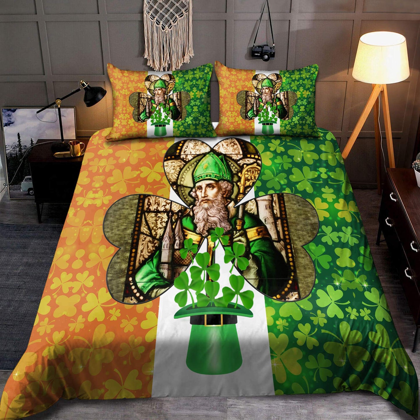 Ireland Saint Patrick's Day 3D Design bedding set