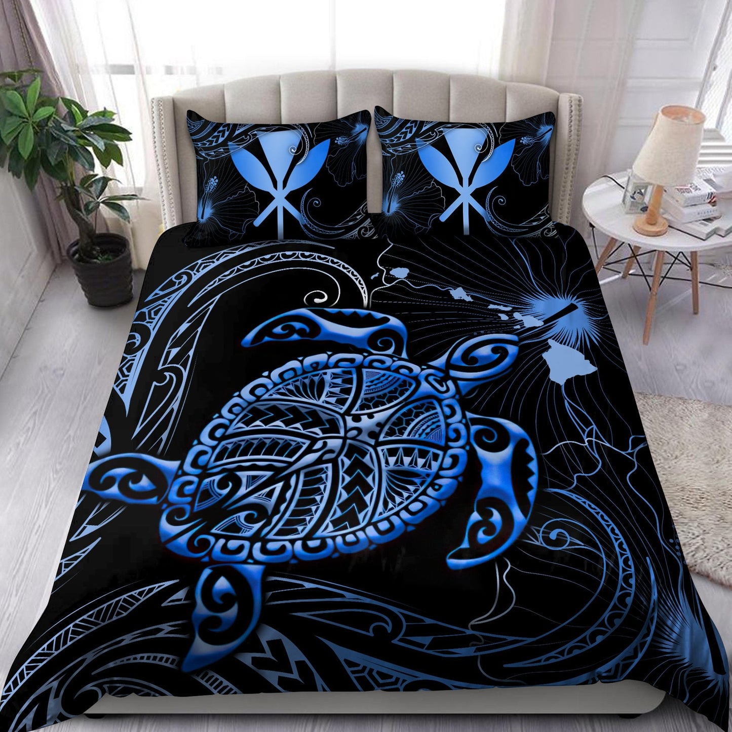 Kanaka Maoli (Hawaiian) Polynesian Bedding Set