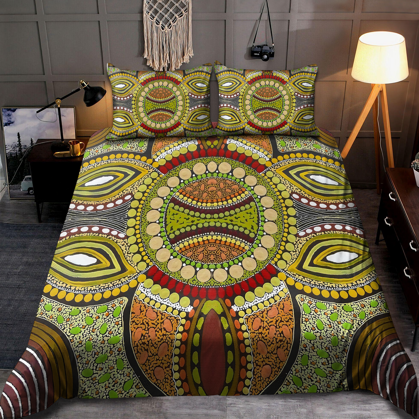 Premium Aboriginal Australia Bedding Set