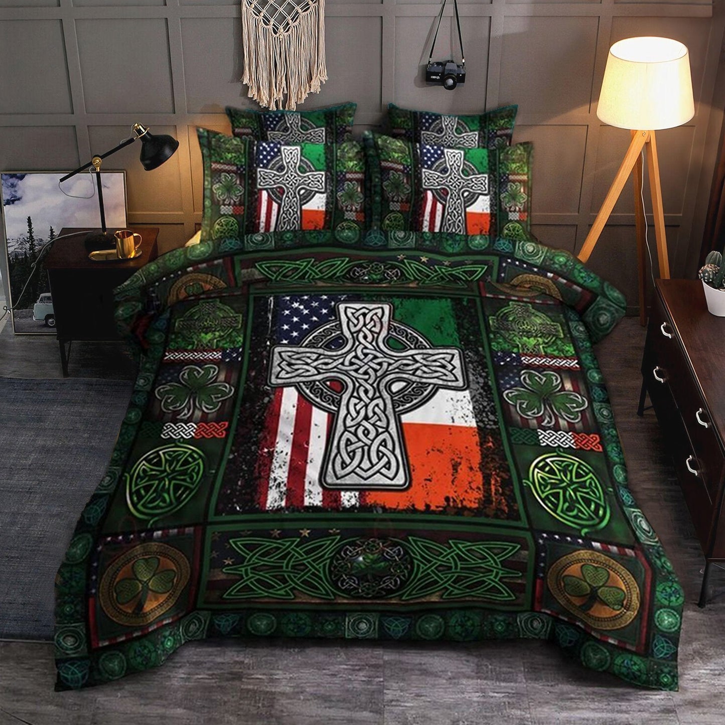 Irish Saint Patrick Day 3D All Over Printed Bedding Set