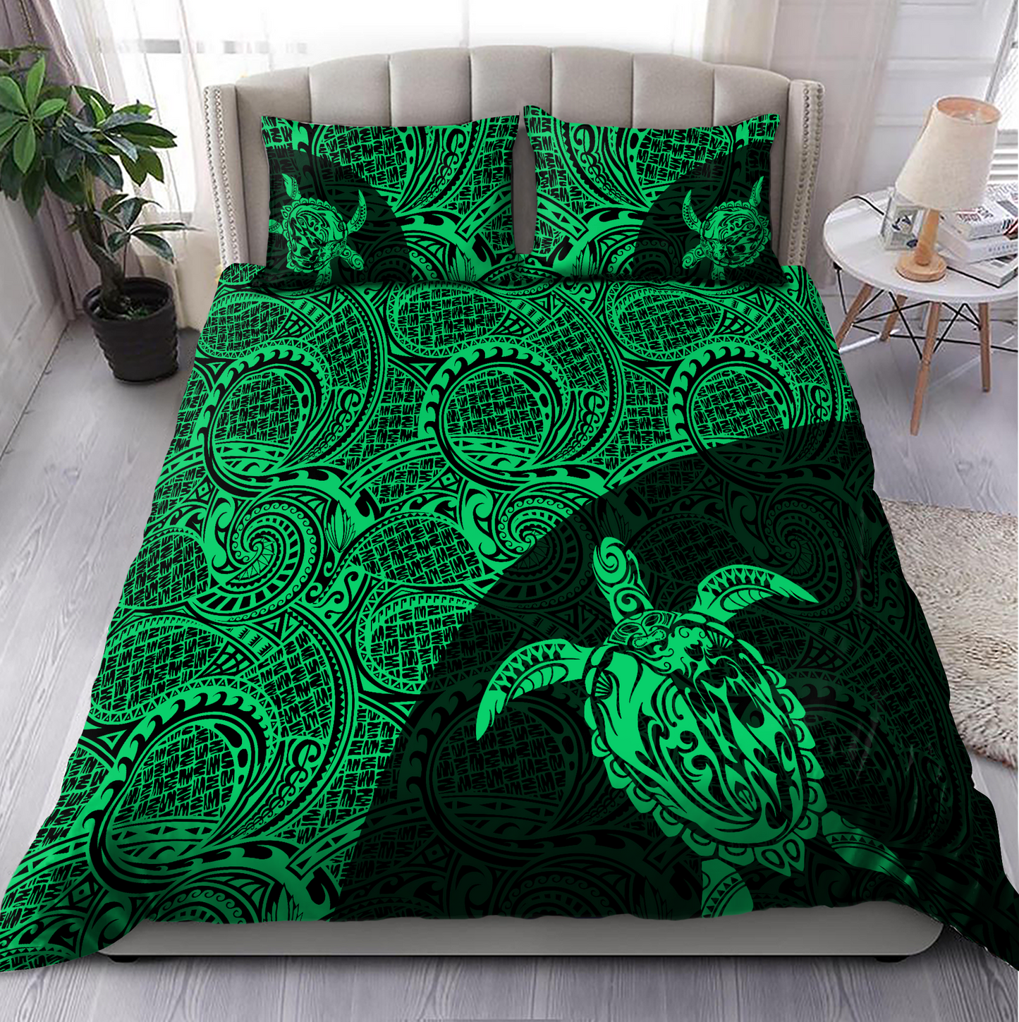 Kanaka Maoli (Hawaiian) Polynesian Turtle Bedding Set