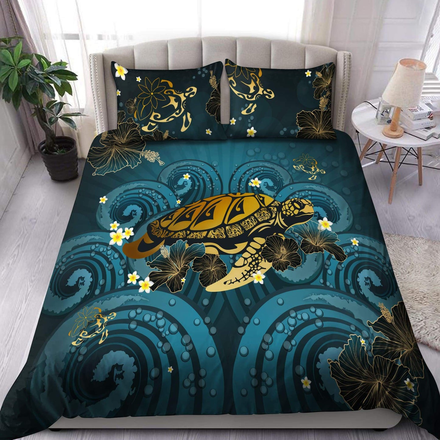 Kanaka Maoli (Hawaiian) Polynesian Bedding Set