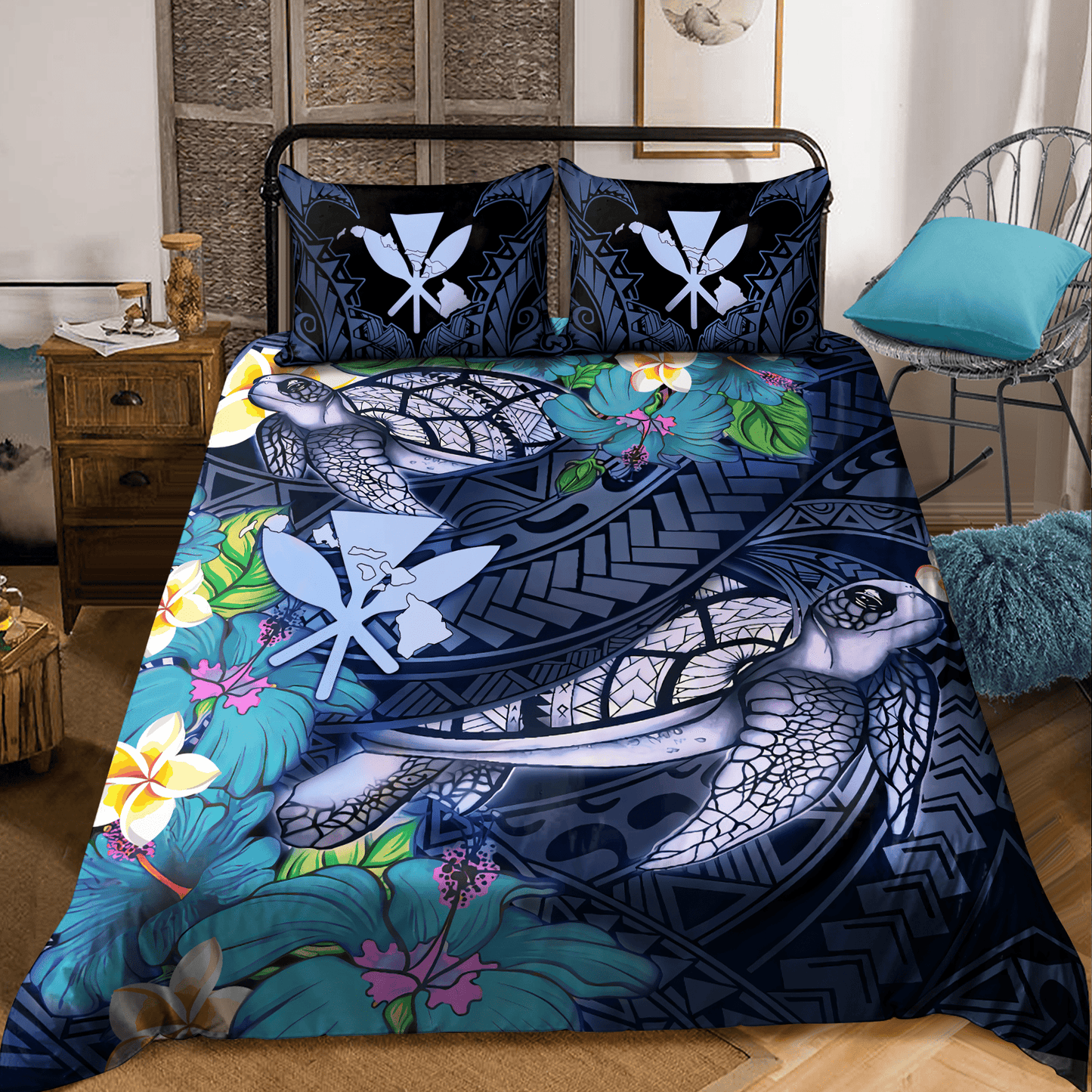 Kanaka Maoli (Hawaiian) Polynesian Bedding Set - Amaze Style™