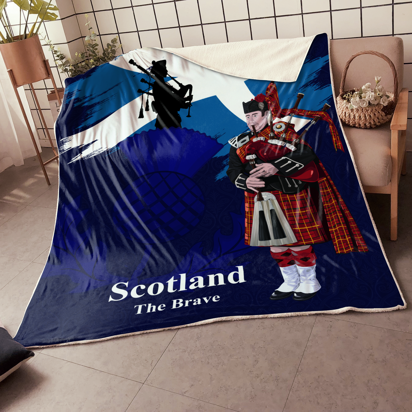 Premium Scotland The Brave Blanket
