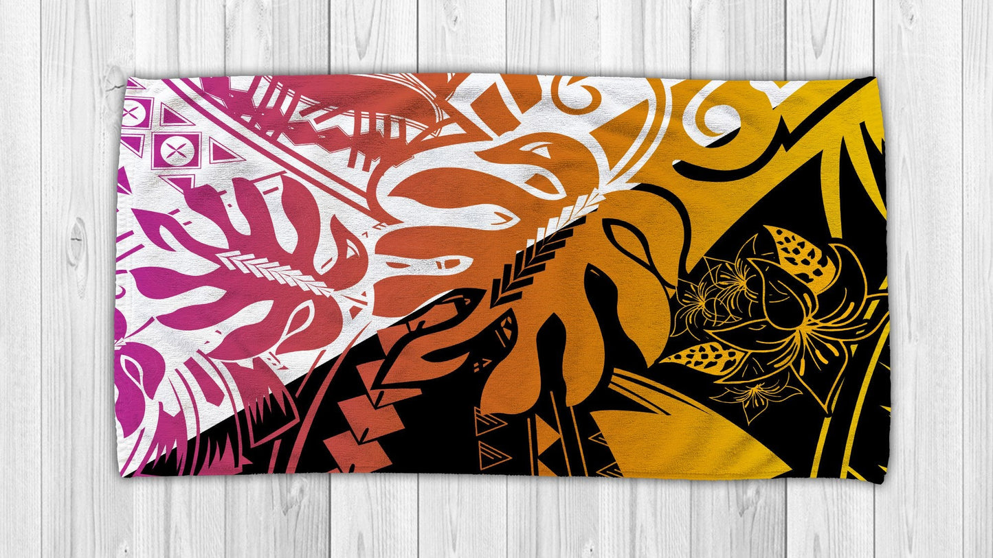 Polynesia No 10 Summer Beach Towel