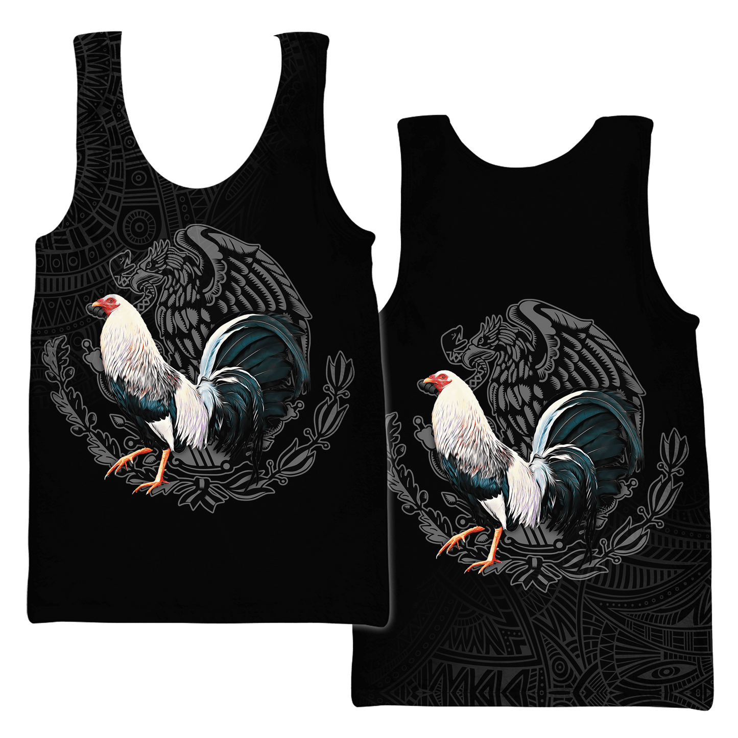 Mexican Rooster 3D Printed Unisex Shirts Pi17052103VH