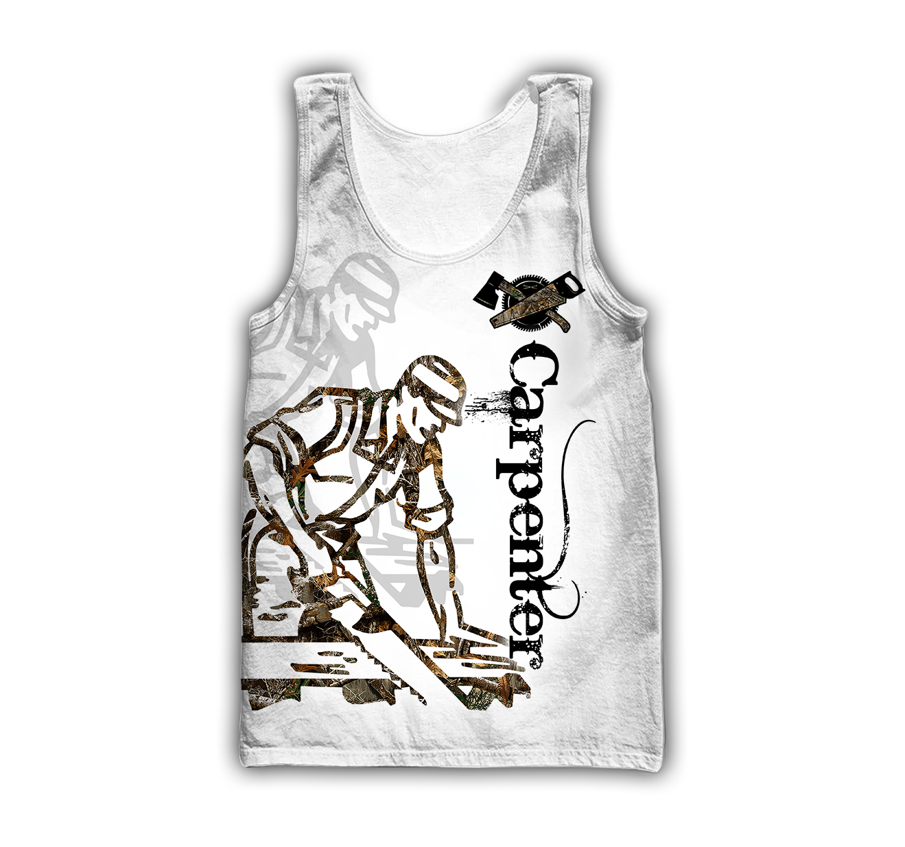 Personalized Name Carpenter 3D All Over Printed Unisex Shirts Tattoo