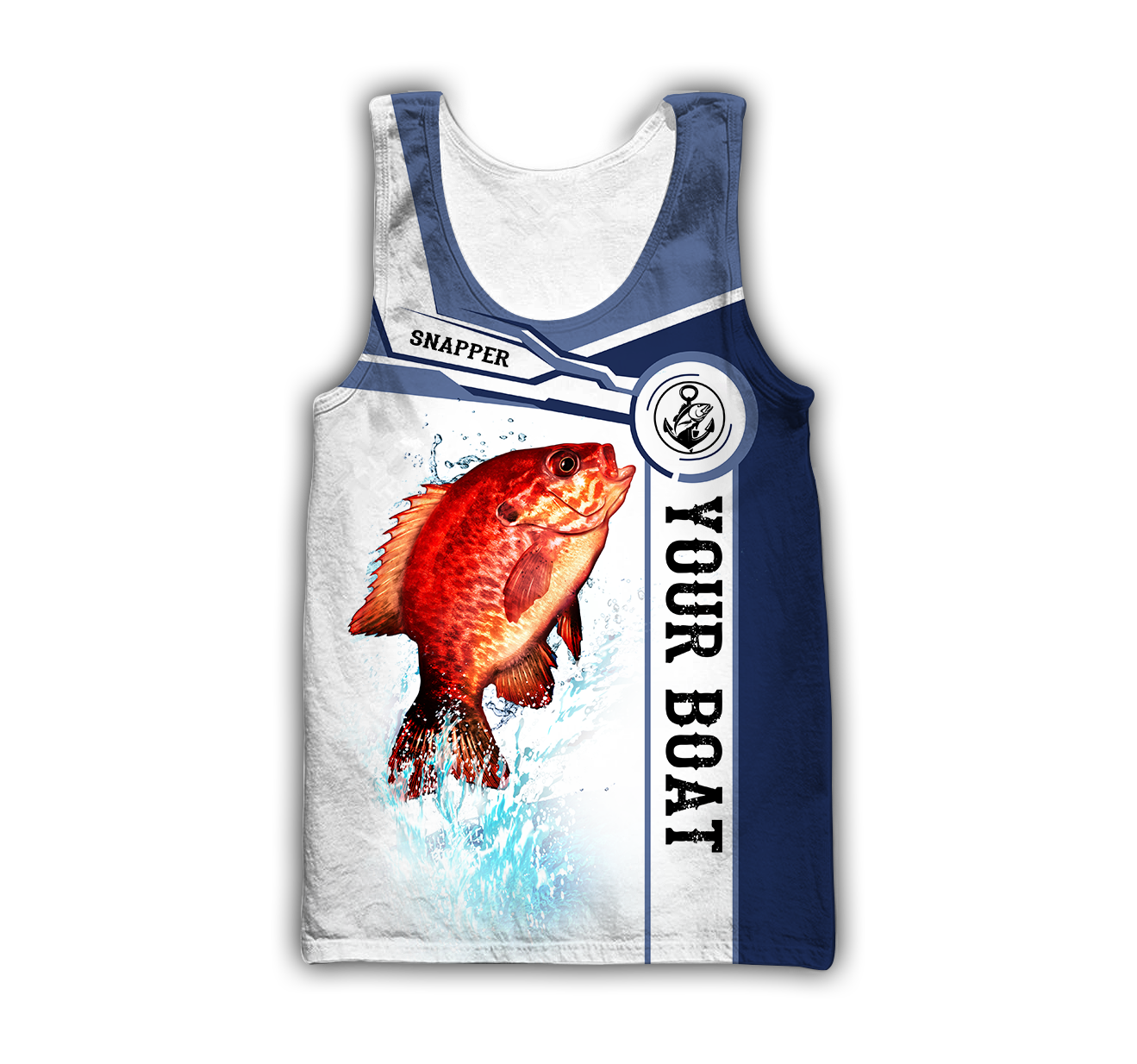 Custom name Snapper fishing Catch and Release 3D Design print shirts