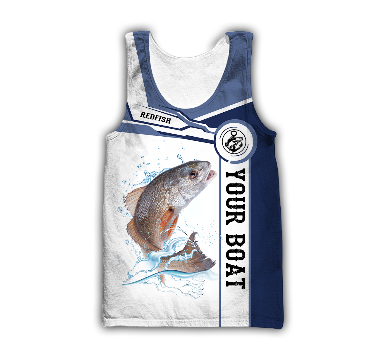 Custom name Redfish fishing Catch and Release 3D Design print shirts