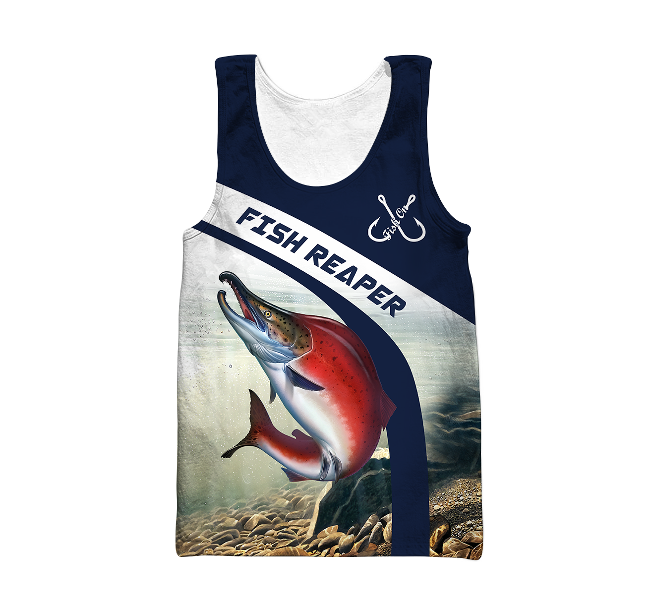 Custom name Trout-Salmon fishing design 3d print shirts