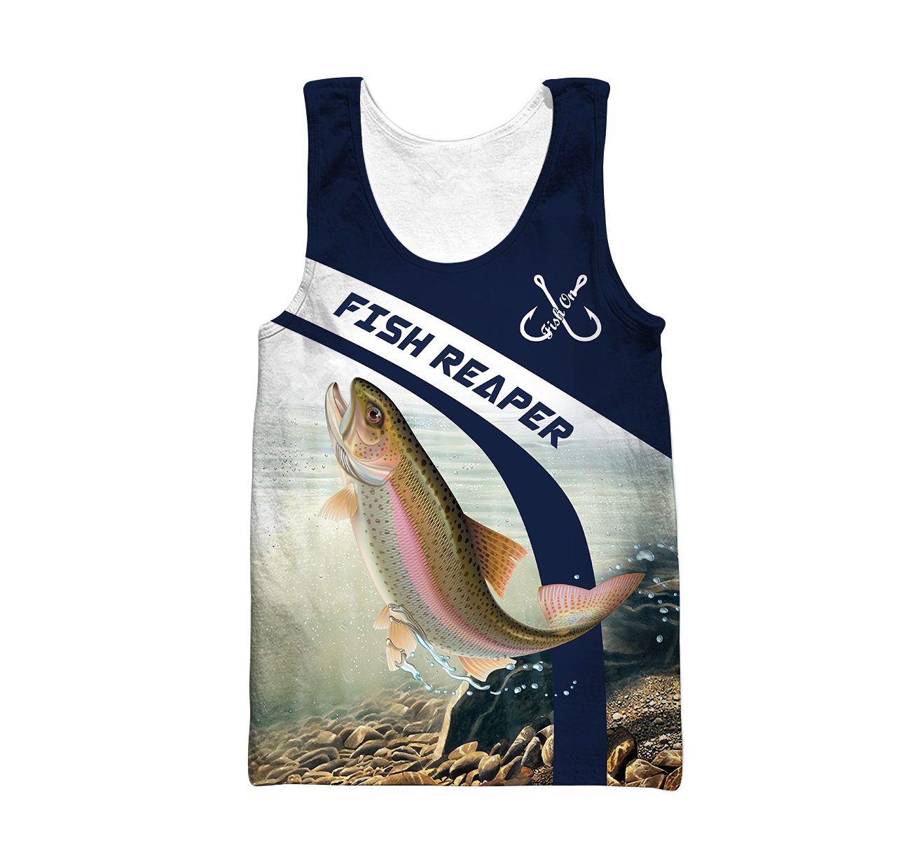 Custom name Rainbow Trout fishing design 3d print shirts