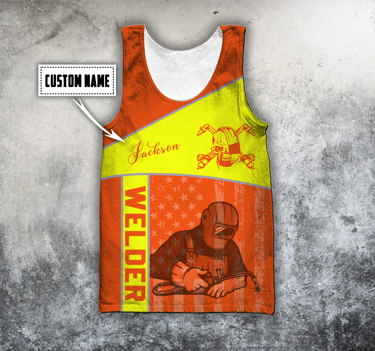 Personalized Name Welder 3D All Over Printed Clothes