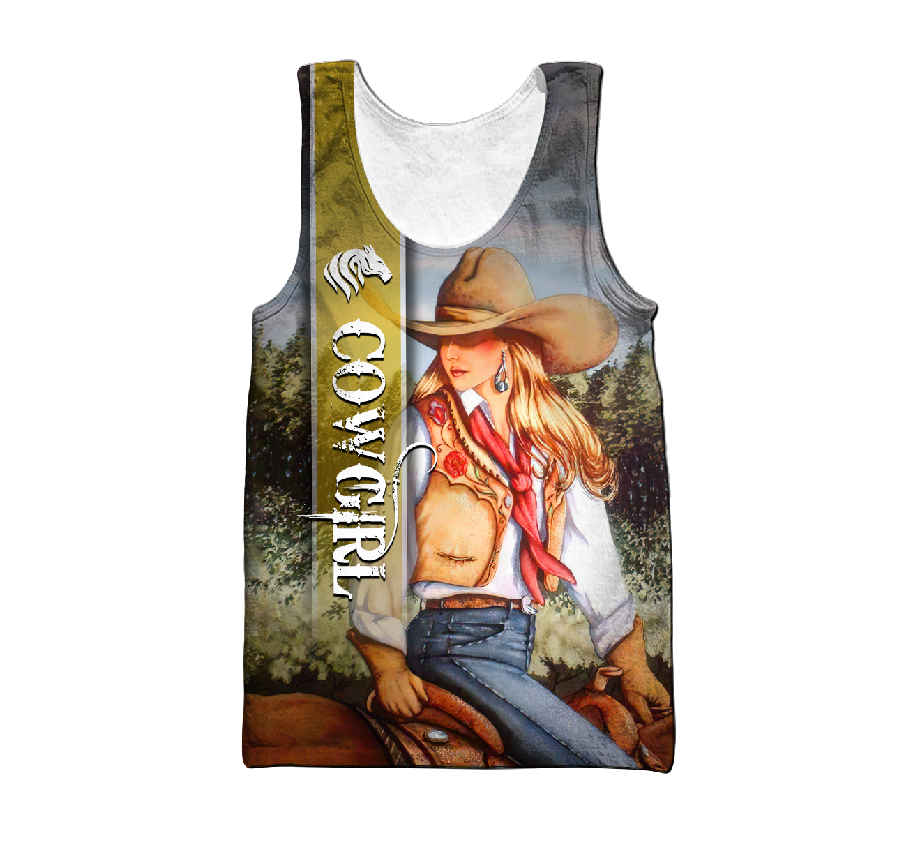 Cowgirl Customize 3D All Over Printed Shirts VP19122008XT
