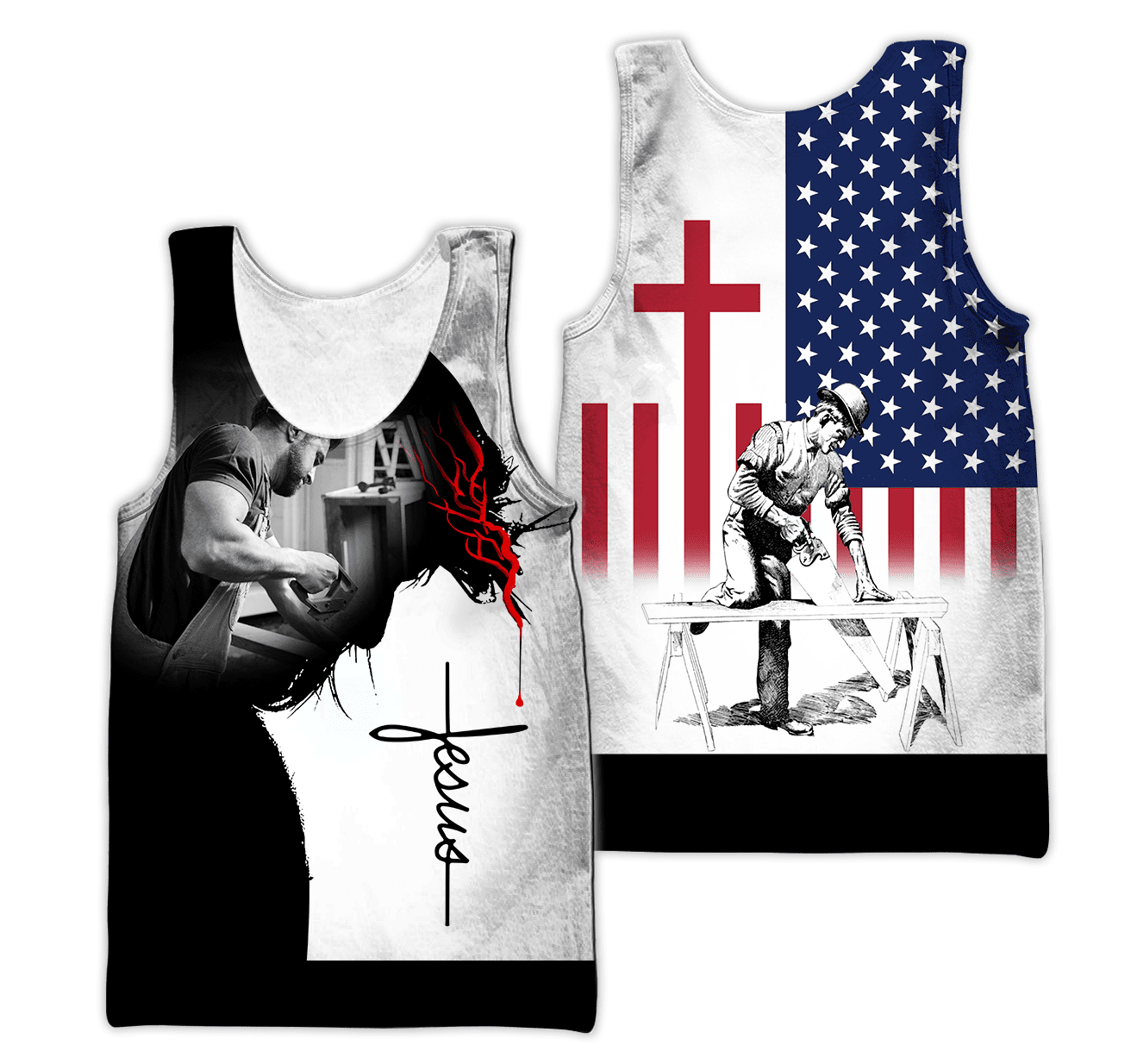 Premium Jesus Carpenter 3D All Over Printed Unisex