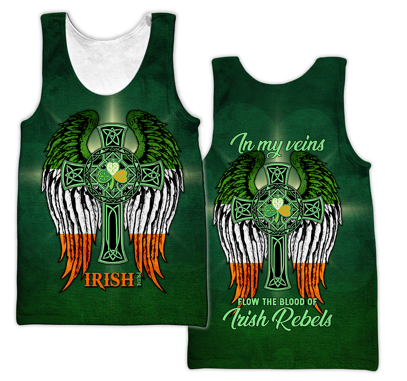 Irish In My Veins 3D All Over Printed Unisex Shirts DQB20022021