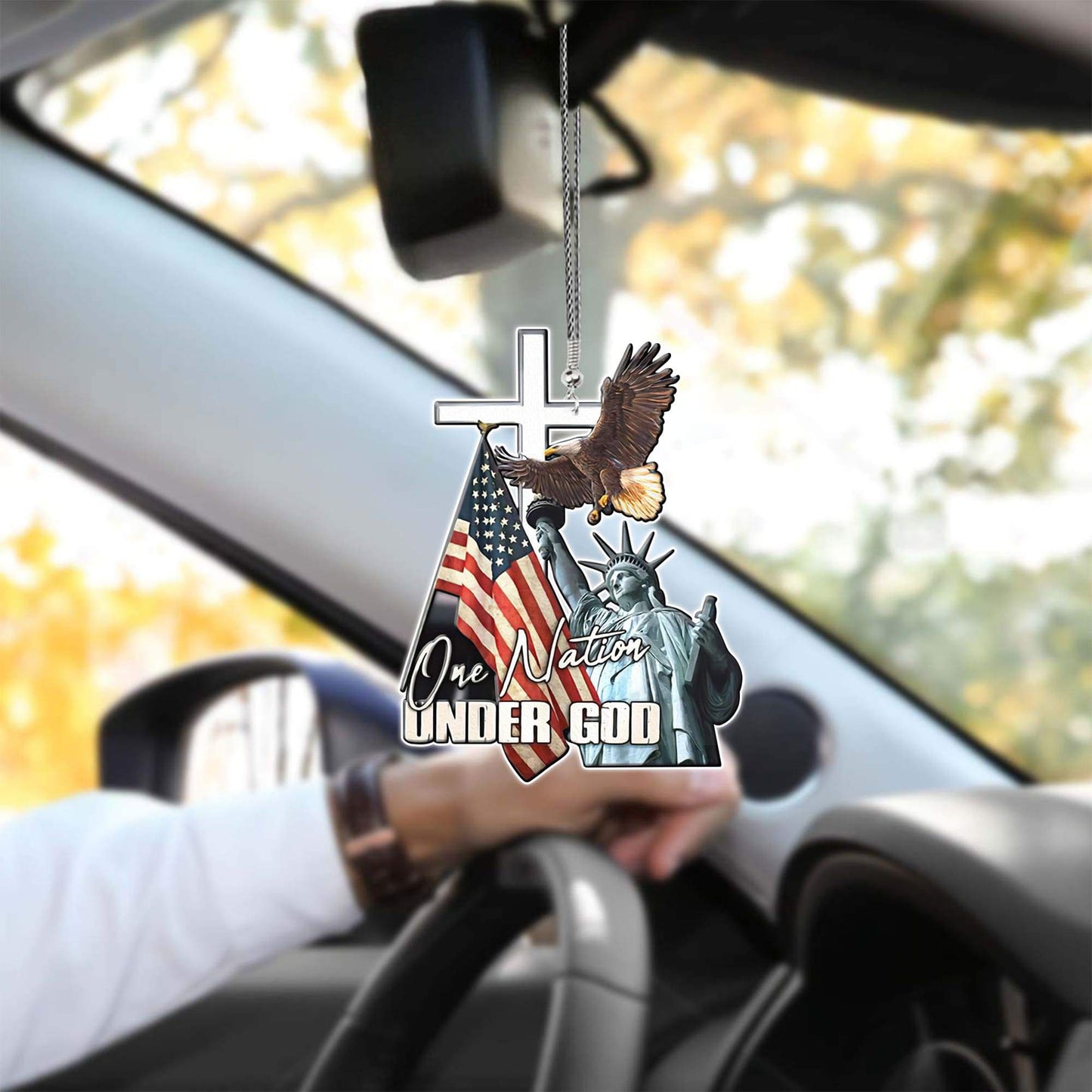 American No7 Unique Design Car Hanging Ornament
