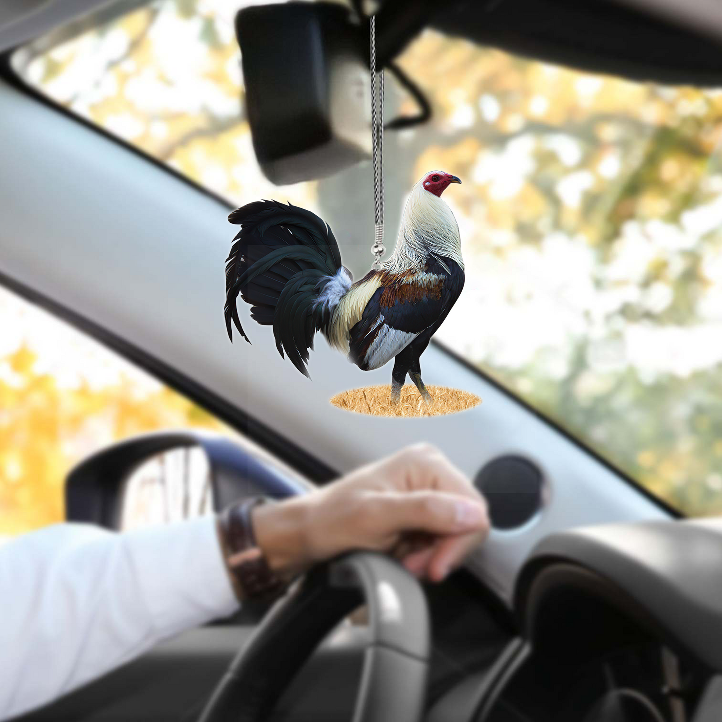 Rooster No 2 Unique Design Car Hanging Ornament