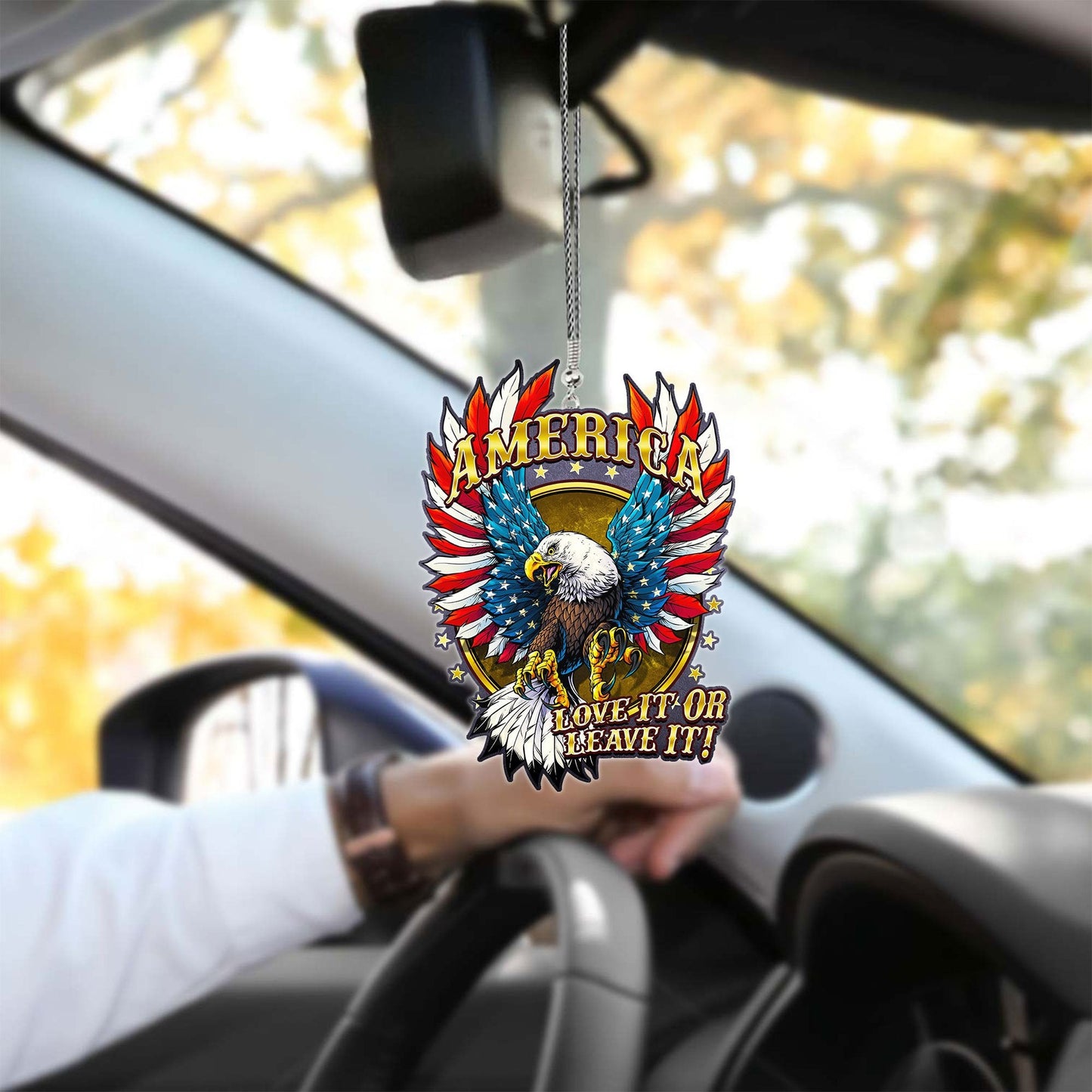 American No4 Unique Design Car Hanging Ornament