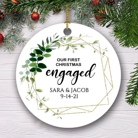 Our First Christmas Together Customized Ornament Christmas Gift For Couple Home Decor