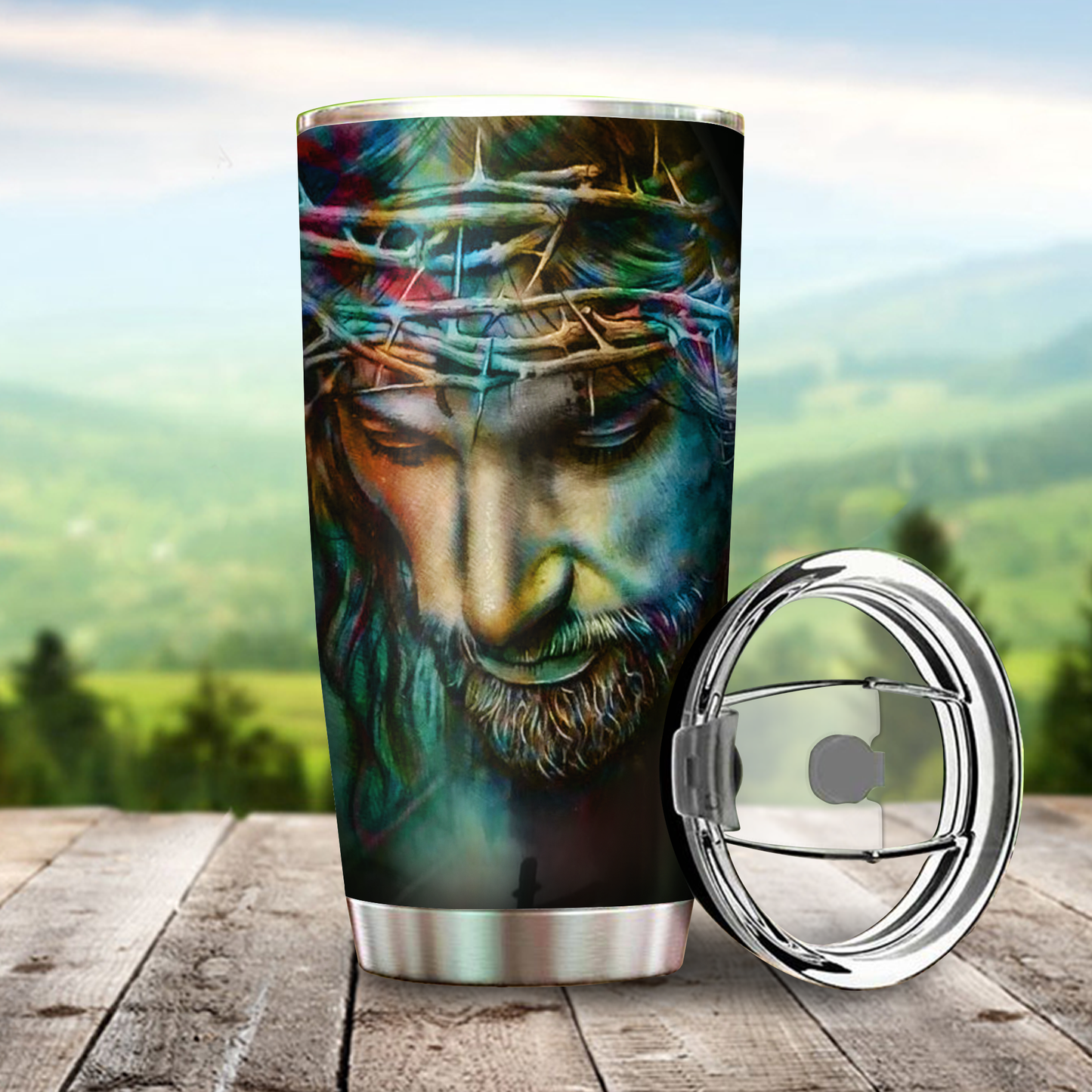 Jesus Stainless Steel Tumbler