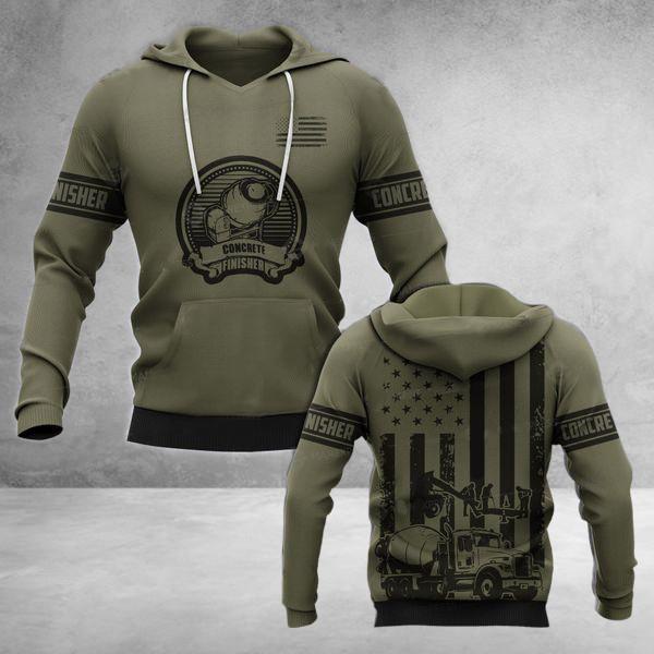 US Concrete Finisher Team 3D printed shirts